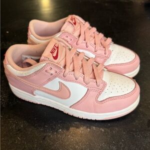 Nike Dunk Low Pink & White Sneakers Youth